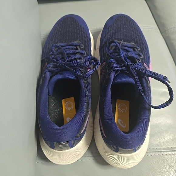 Asics Gel-Kayano Lite 3 Shoes Womens‎ 8.5 Dive Blue Orchid Road Running Trainer - Picture 4 of 6